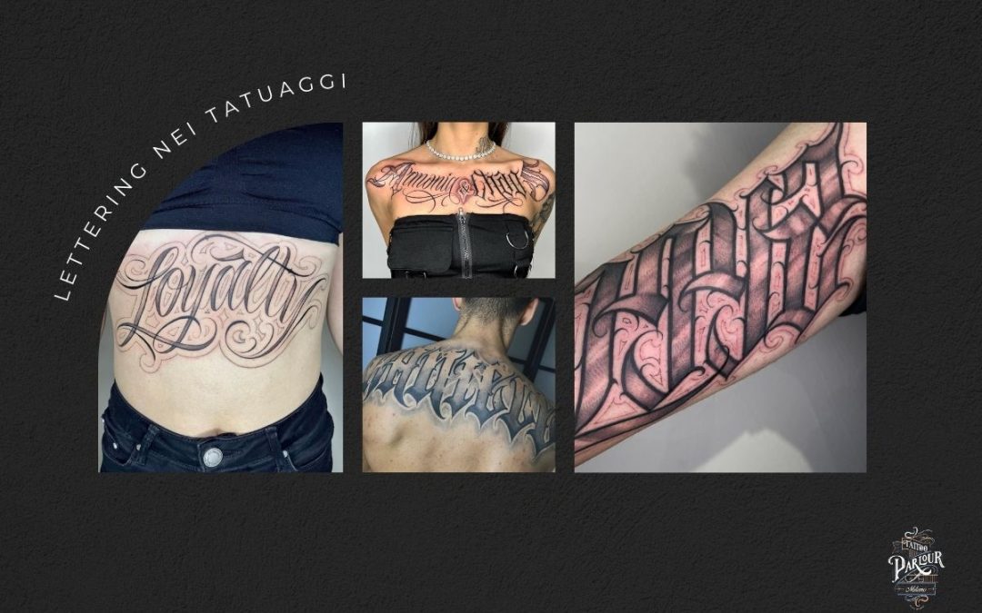 lettering tatuaggi